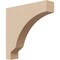 Ekena Millwork 2"W x 10"D x 10"H Thin Moab Rough Cedar Woodgrain TimberThane Corbel, Primed Tan CORUR02X10X10MOARCPR - alternate 1